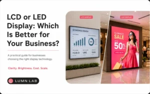 LCD or LED Display: Which Is Better for Your Business?