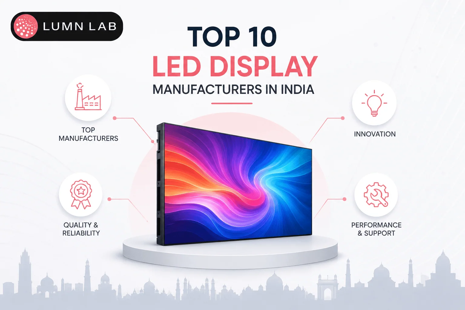 Top 10 LED Display Manufacturers in India (2026 Guide)