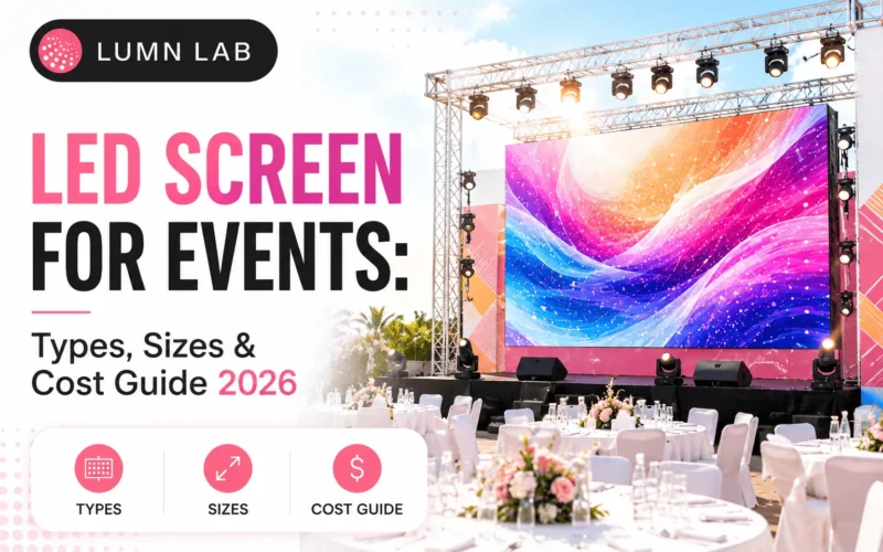 LED Screen for Events: Types, Sizes, Costs & Setup Guide