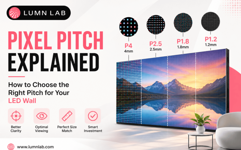 Pixel Pitch Explained: How to Choose the Right Pitch for Your LED Wall