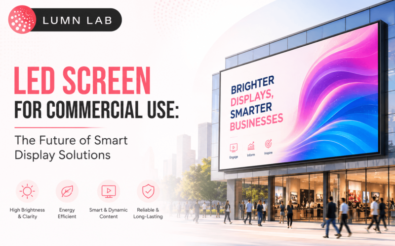 LED Screen for Commercial Use: The Future of Smart Display Solutions