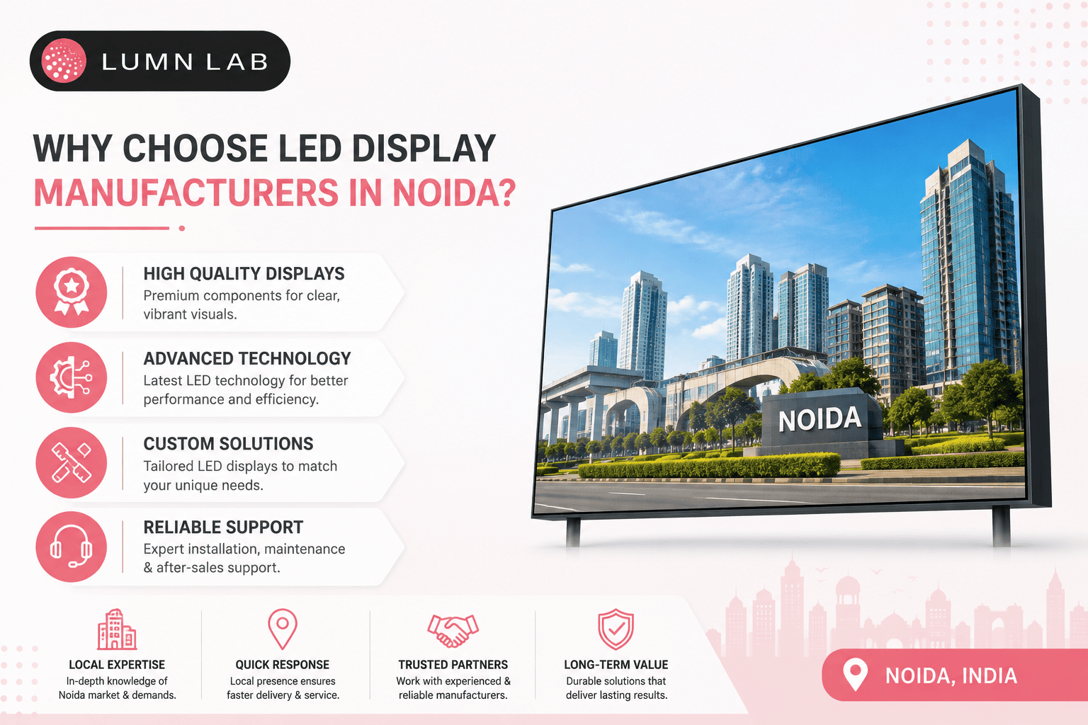 LED Display Manufacturer in Noida: Local Guide 2026