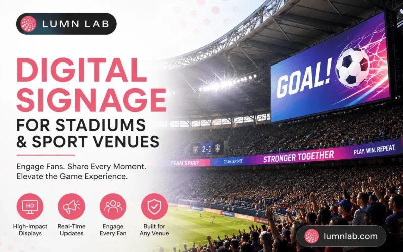 Digital Signage for Stadiums & Sports Venues: Complete LED Display Guide (2026)