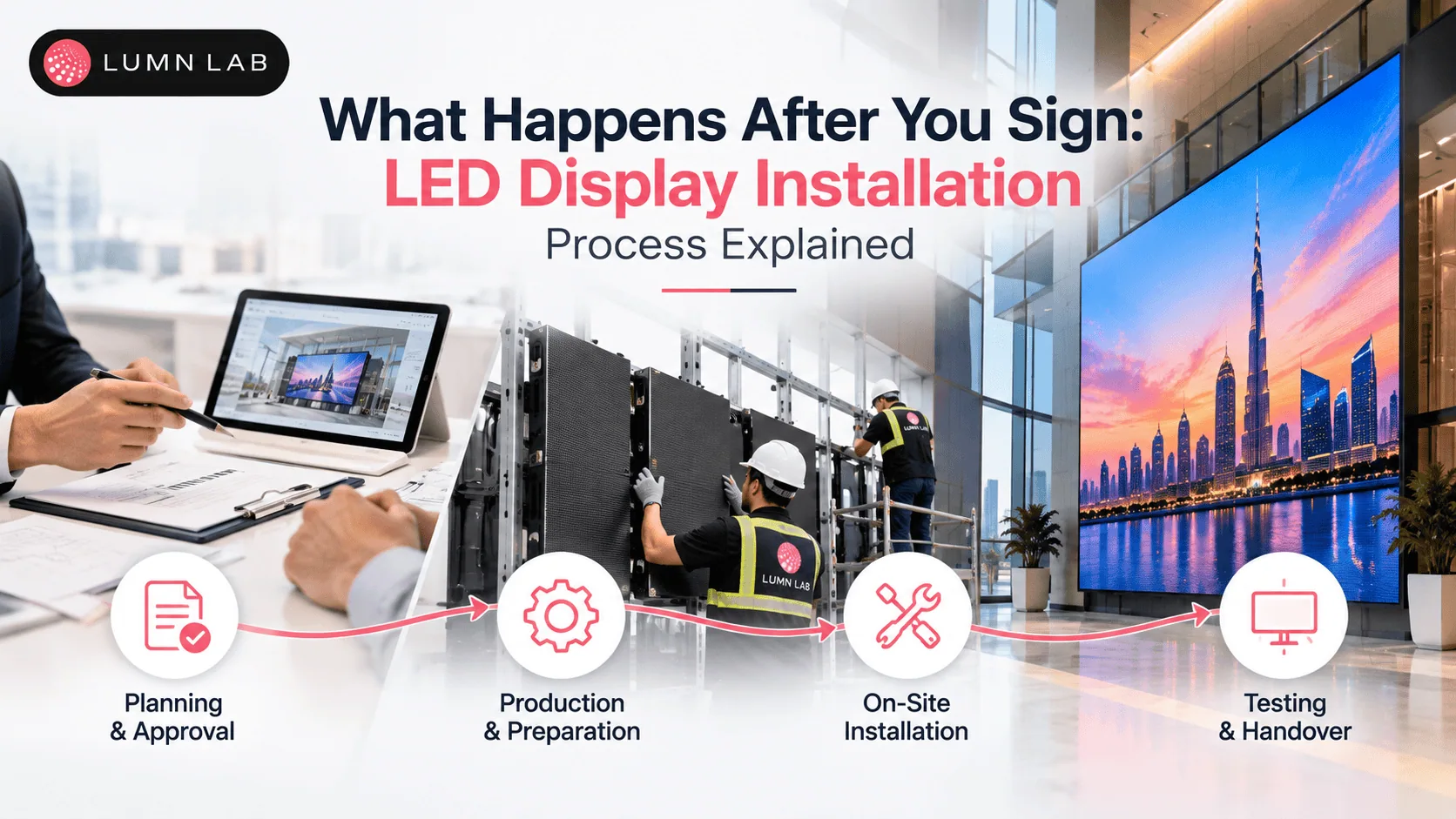 LED Display Installation Process Explained: What Happens After You Sign
