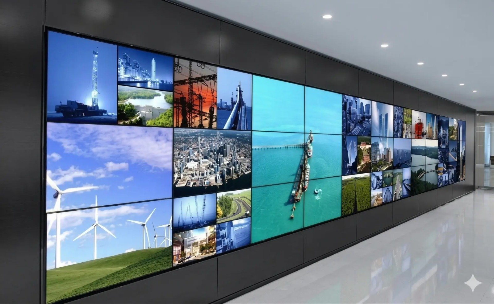 Lumn Lab LED display installation